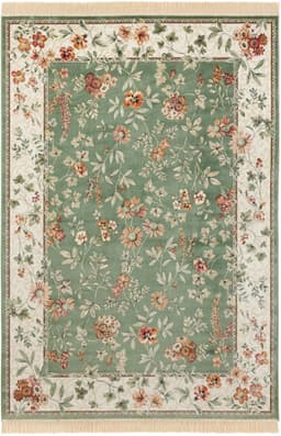 HANSE Home Teppich Orient Flowers | Grün