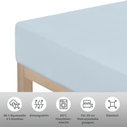OTTO home Spannbettlaken Cremona | Blau