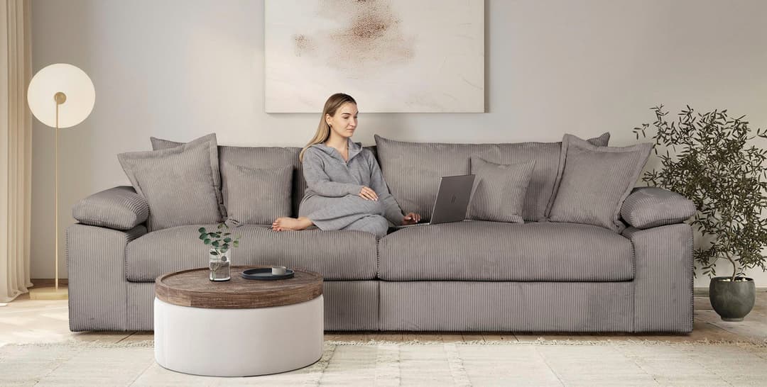 Home affaire Big-Sofa Soft&Cosy XXL | Beige