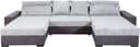 COLLECTION AB Wohnlandschaft Josy XXXL-Relax U-Form | Grau 2