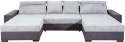 COLLECTION AB Wohnlandschaft Josy XXXL-Relax U-Form | Grau