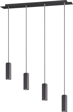 TRIO Leuchten Pendelleuchte Marley | Schwarz