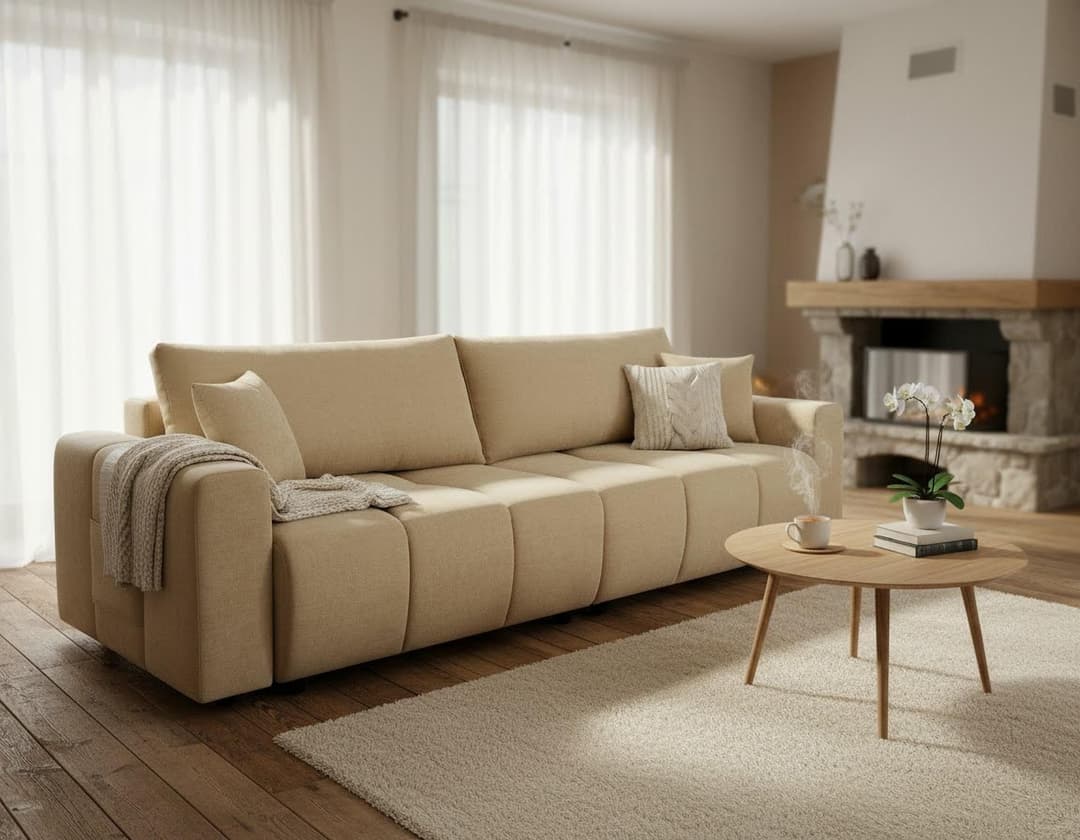 OTTO home Schlafsofa YLVAA | Beige