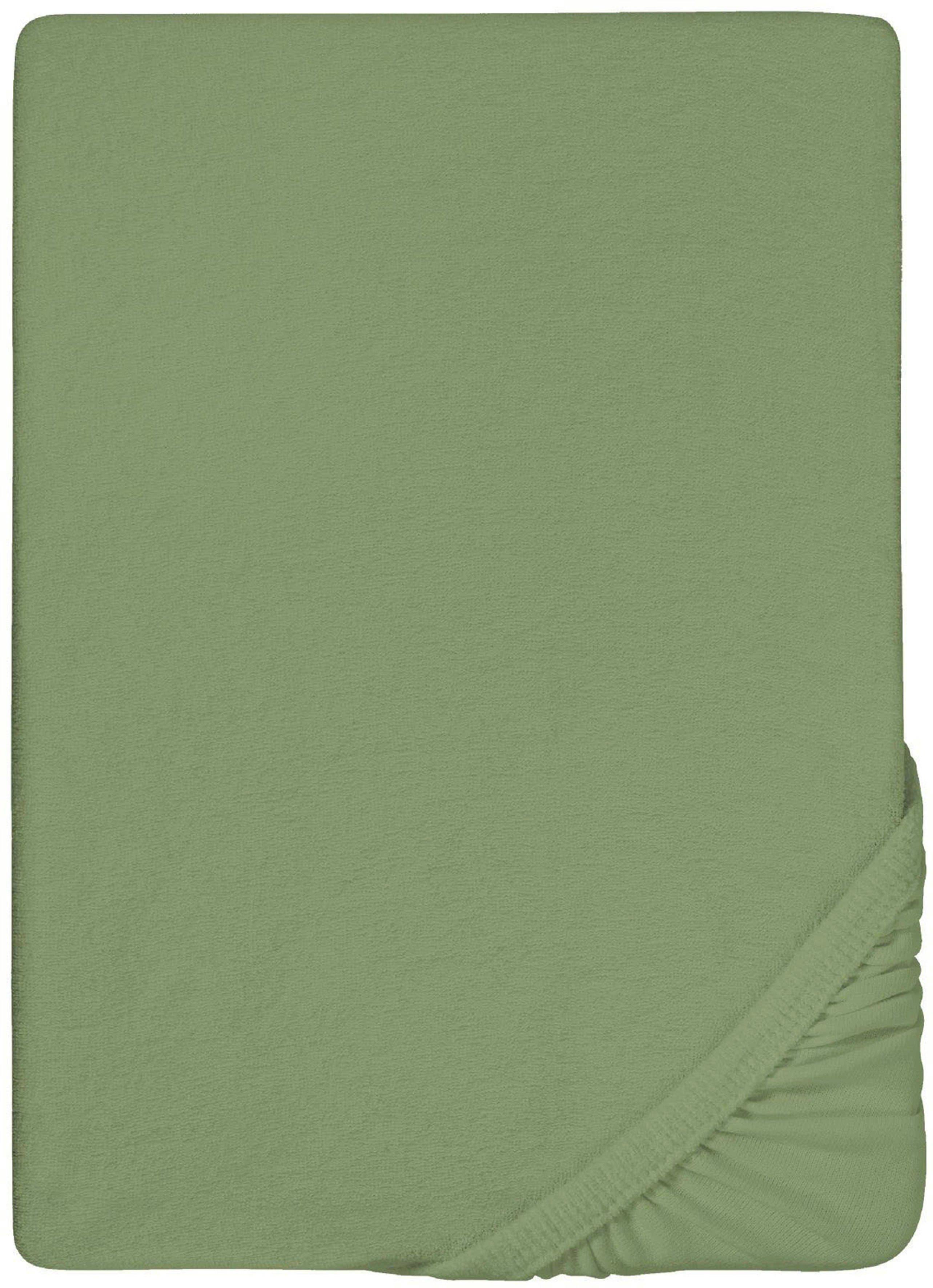 Biberna Spannbettlaken Pepe | Grün