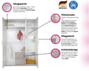 OTTO home Kinderkleiderschrank »Rieke« | Weiß 3