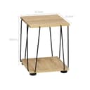KESPER® Beistelltisch mit 2 Ablagen | Holztöne 4