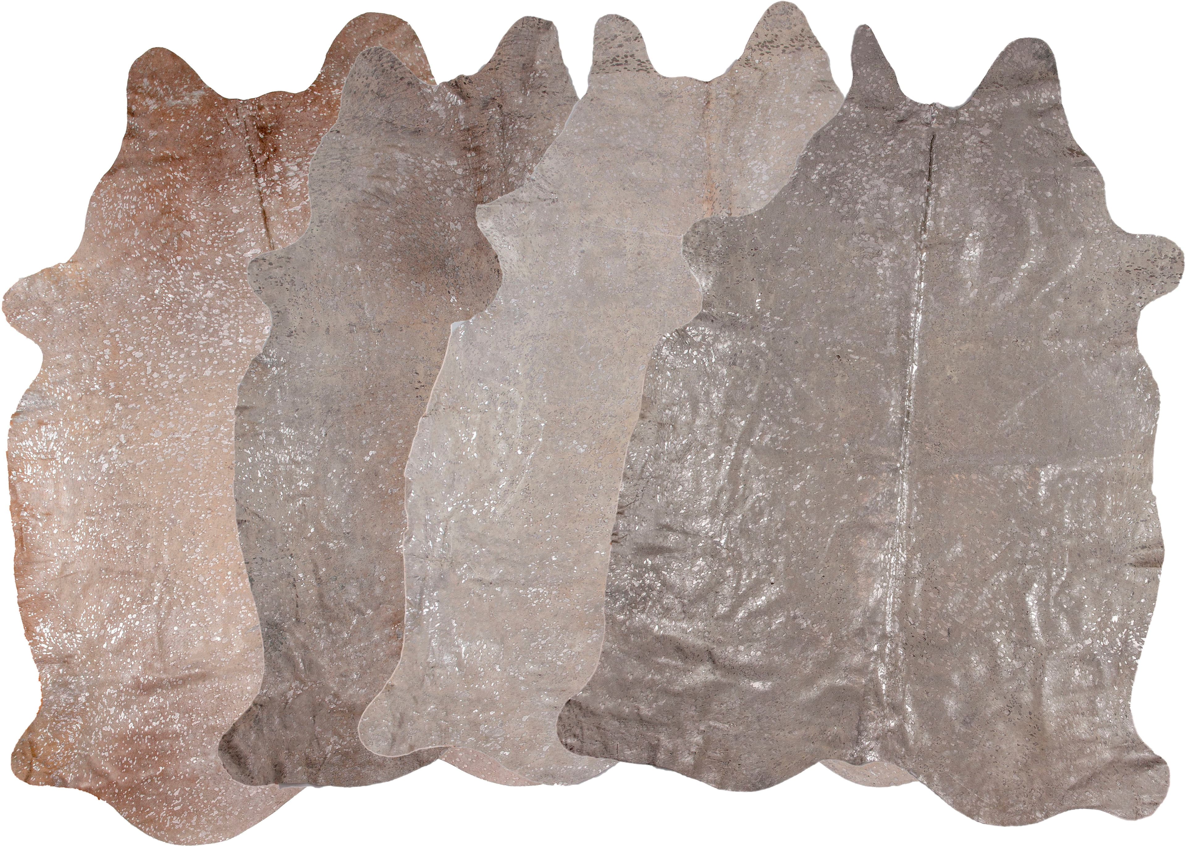 LUXOR living Rinderfell Deluxe Fellteppich | Mehrfarbig