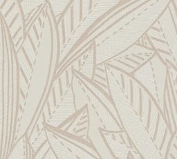 A.S. Création Vliestapete French Affair Blätter-Tapete | Beige
