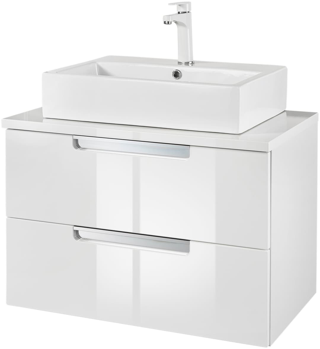 welltime Waschtisch Malibu, 80 cm Breite | Weiß