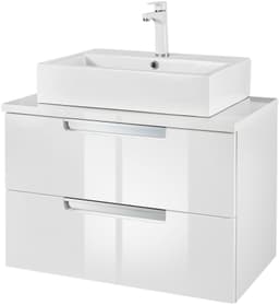 welltime Waschtisch Malibu, 80 cm Breite | Weiß