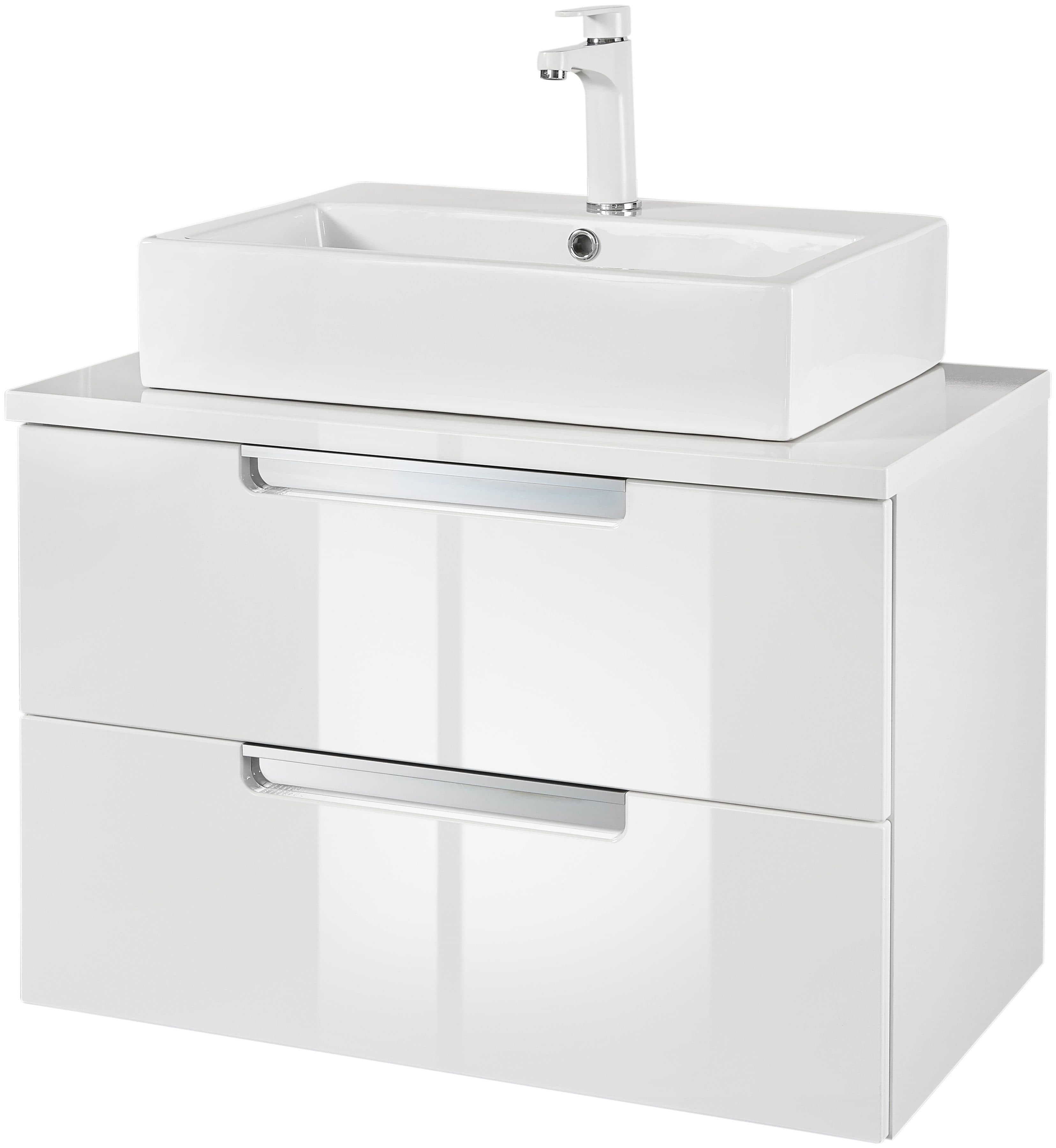 welltime Waschtisch Malibu, 80 cm Breite | Weiß
