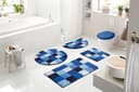 Grund Badematte Mosaik | Blau 4