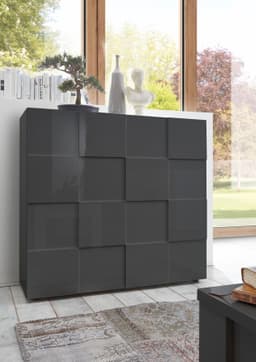 Home affaire Highboard Dama | Schwarz