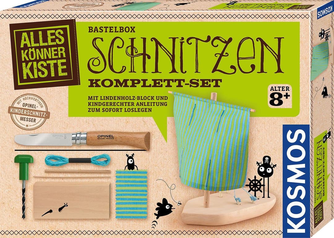 Kosmos Kreativset AllesKönnerKiste Schnitzen | Mehrfarbig