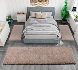 OTTO home Bettumrandung Shaggy 30 | Beige