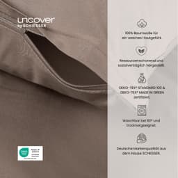 uncover by SCHIESSER Bettwäsche Soho | Braun