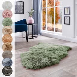LUXOR living Fellteppich Schaffell Namika | Grün