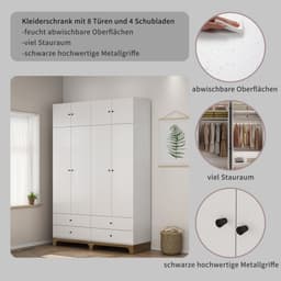 OTTO home Kleiderschrank Oslo | Weiß