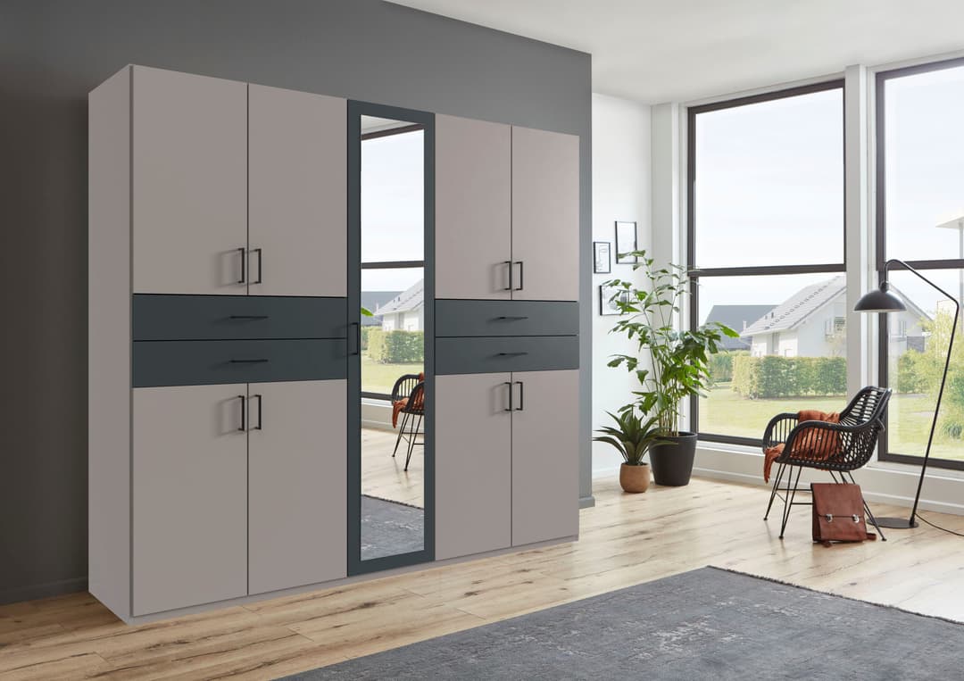 Wimex Kleiderschrank Taiga | Grau