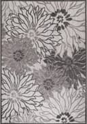 Sanat Teppich Floral 2 Outdoor | Grau