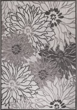 Sanat Teppich Floral 2 Outdoor | Grau