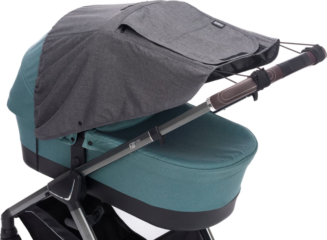 Fillikid Kinderwagen-Sonnenschutzhülle Sonnenschutz Deluxe | Grau