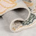 FLAIR RUGS Daphne Floral Wollteppich | Rosa 3