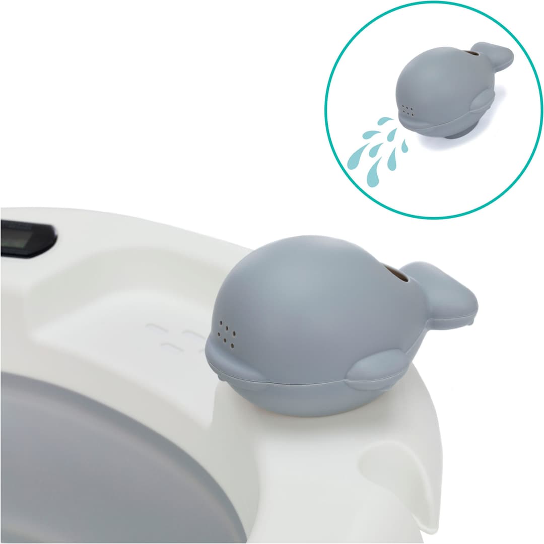 Fillikid Babybadewanne Beluga | Grau
