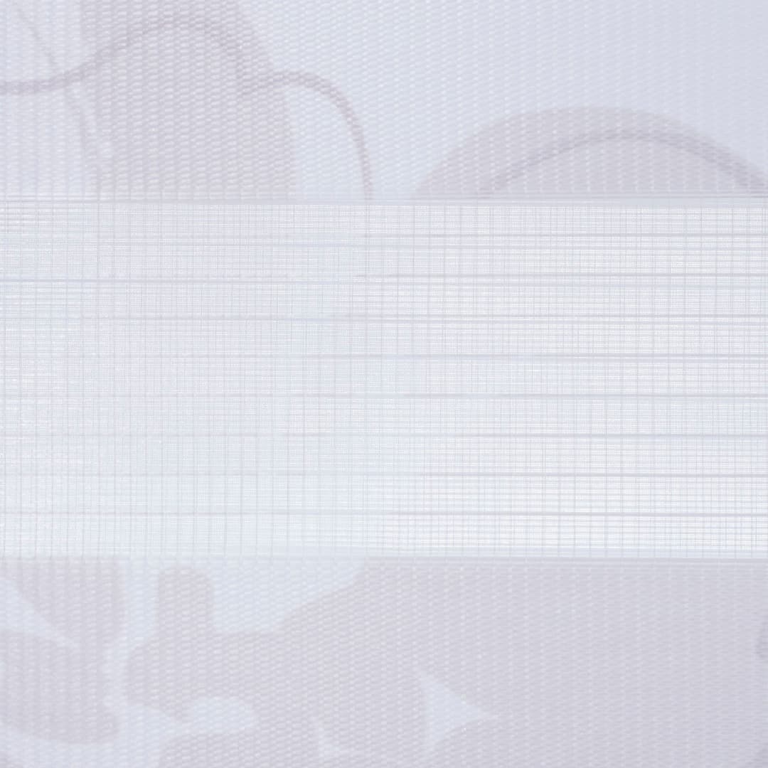 Liedeco Klemmfix-DUO-Rollo Blume | Weiß