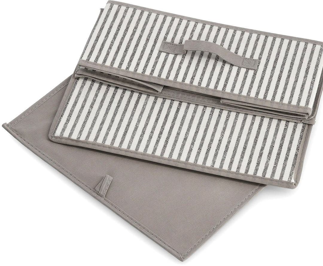 Zeller Present Aufbewahrungsbox Stripes | Beige