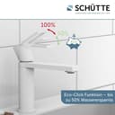 Schütte MANHATTAN Waschtischarmatur | Weiß 5