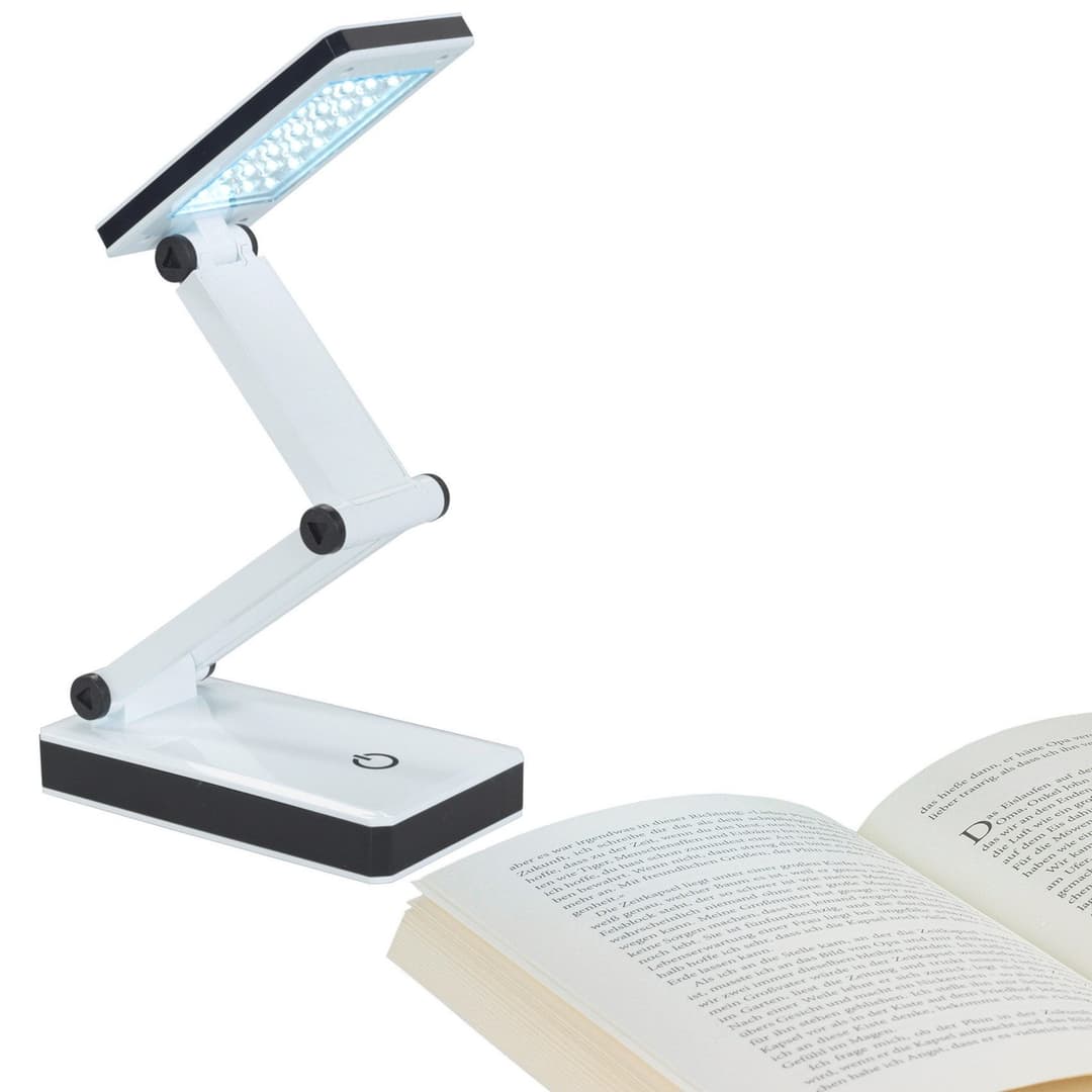 Maximex LED Schreibtischlampe | Weiß