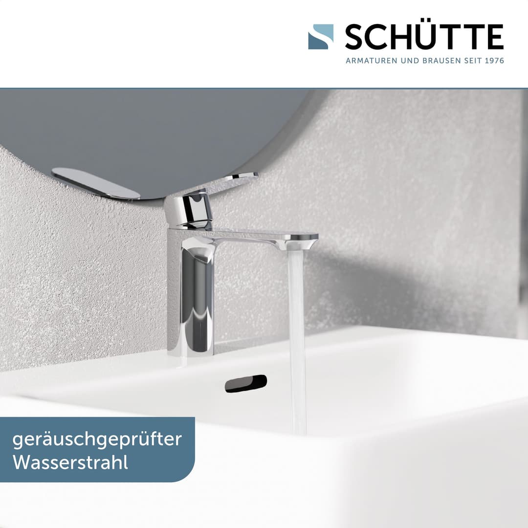 Schütte MONTANA Waschtischarmatur | Silber