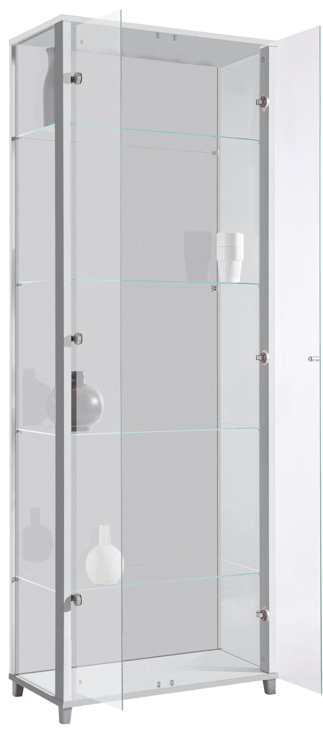 fif möbel Vitrine OPTIMA | Silber