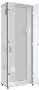 fif möbel Vitrine OPTIMA | Silber 2