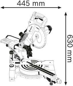Bosch Professional Paneelsäge GCM 80 SJ | Grau