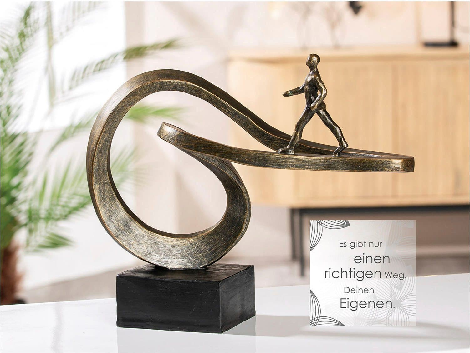 Casablanca by Gilde Dekofigur Skulptur "Path" | Bronze