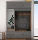 borchardt Möbel Garderobenschrank Kompakta Höhe 202 cm | Holztöne 2