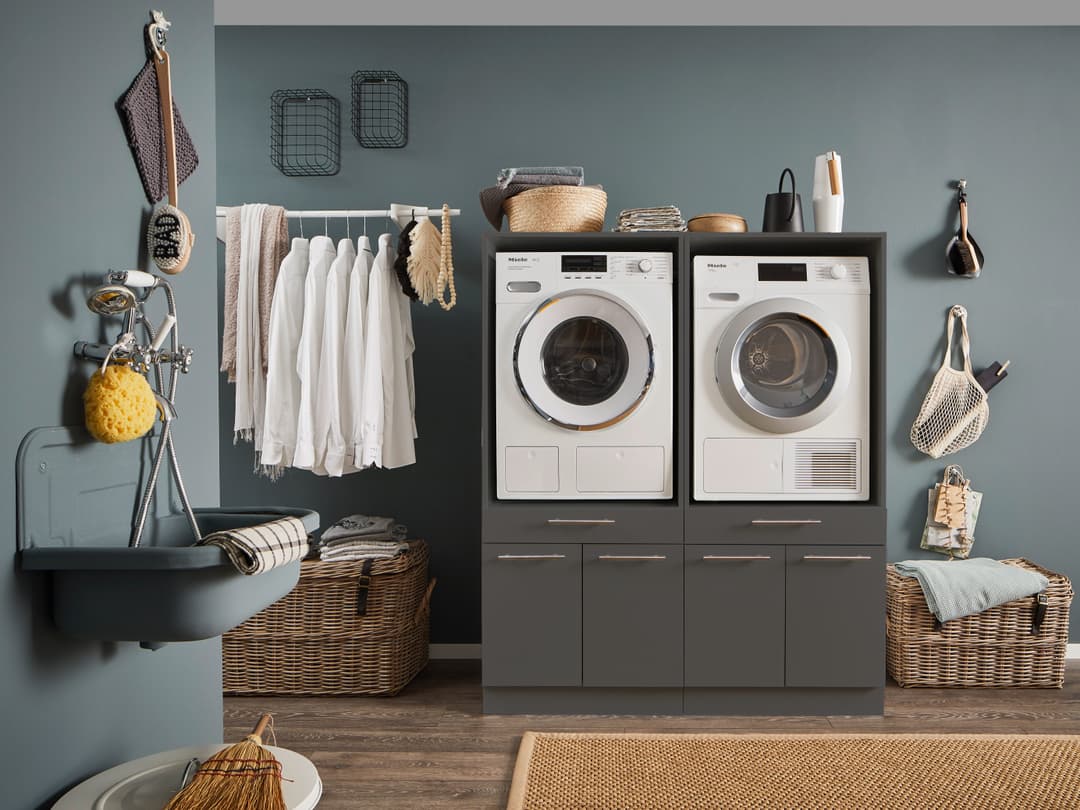 Laundreezy Mehrzweckschrank-Set LAUNDREEZY LDSK2 | Grau