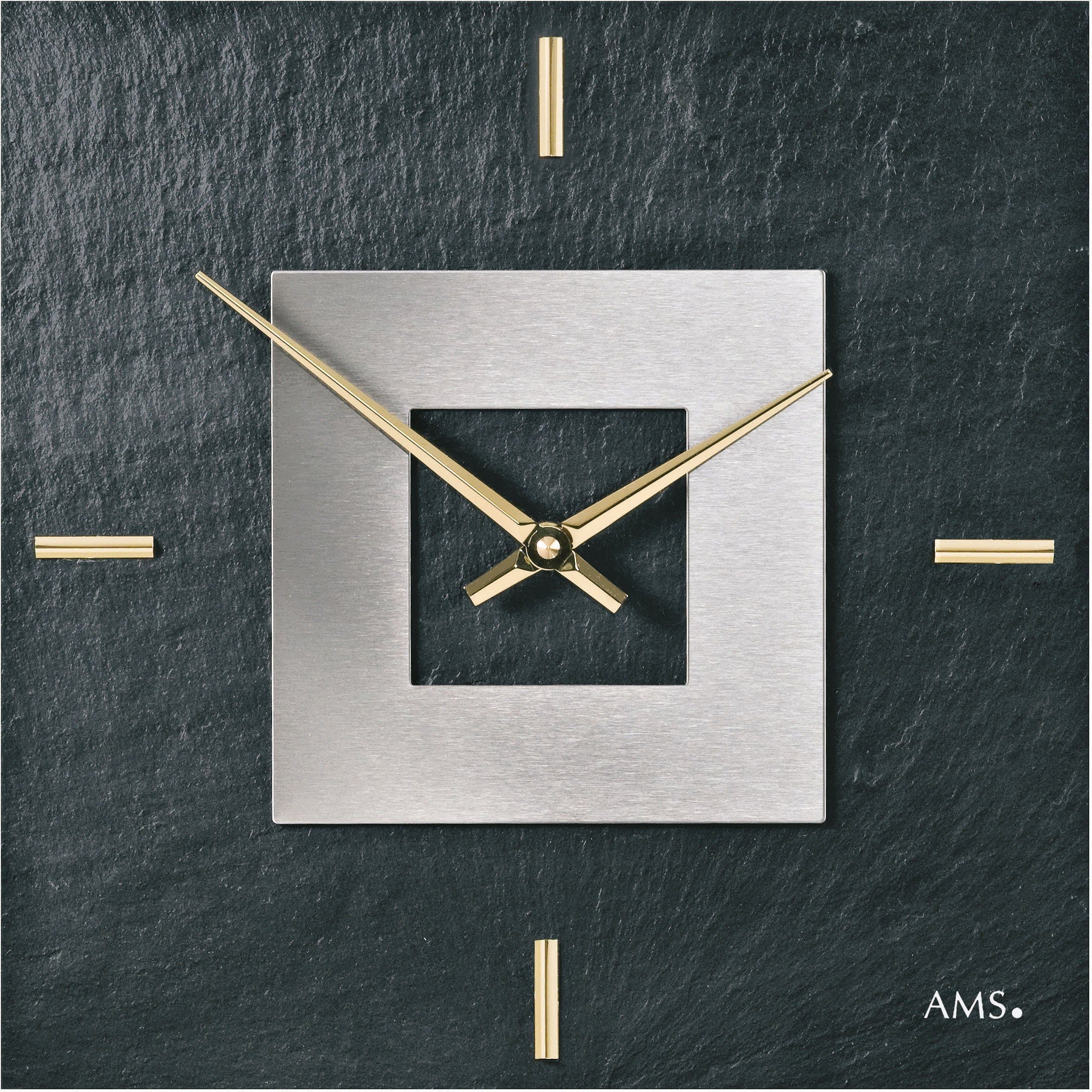 AMS Wanduhr W9525 | Grau