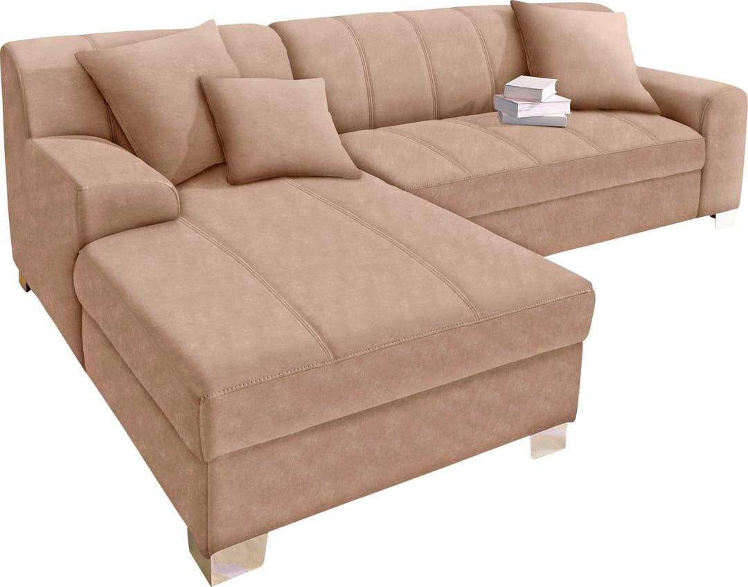 DOMO collection Ecksofa Turah | Beige