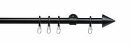 Liedeco Gardinenstange Kegel | Schwarz