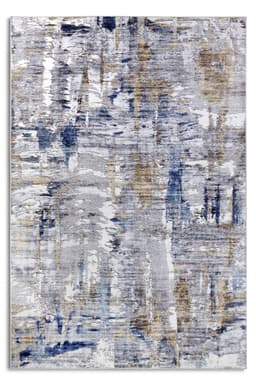 ELLE DECORATION Teppich Malard | Blau