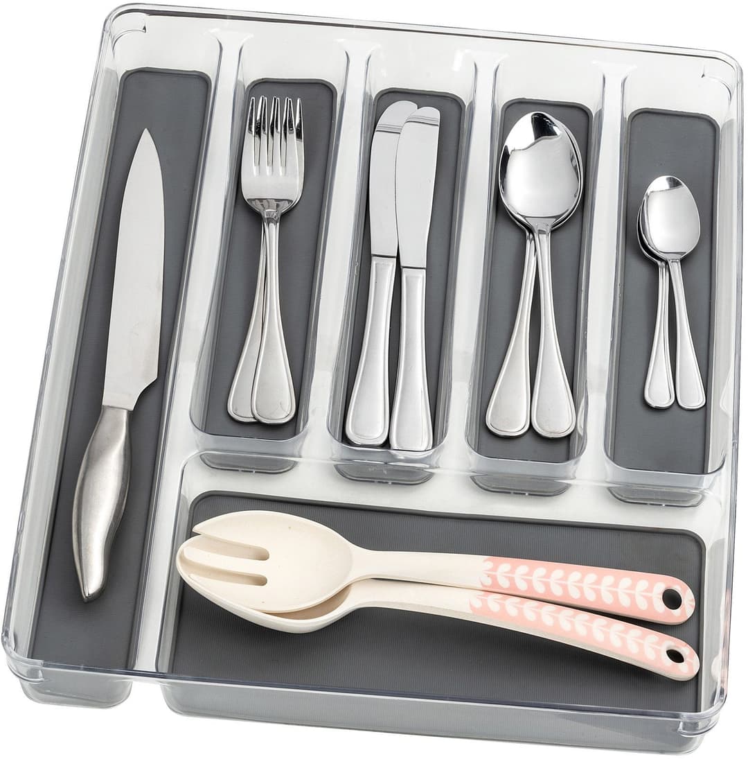Wenko Besteckkasten 6er | Grau