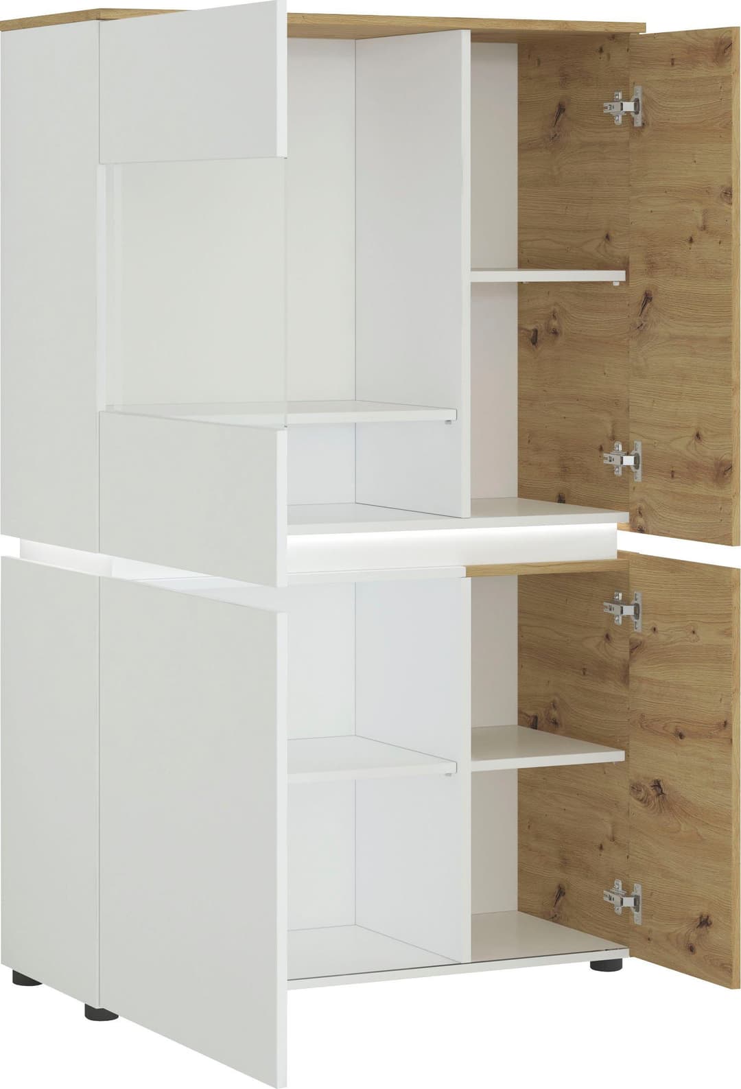 Home affaire Vitrine Luci | Holztöne