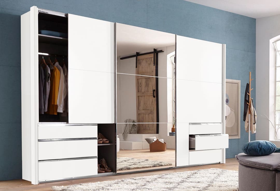 Wimex Schwebetürenschrank Level by fresh to go | Weiß