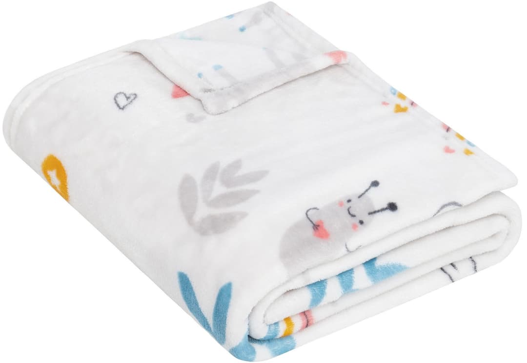 s.Oliver Junior Einhorn Flanellfleecedecke | Mehrfarbig