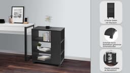 OTTO home Rollwagen LOKVE | Schwarz