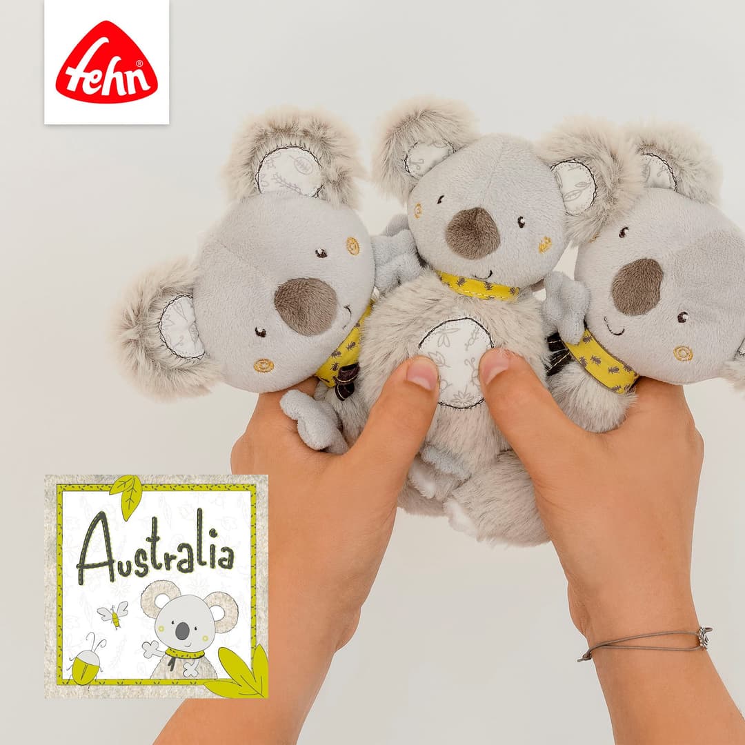 Fehn Schmusetuch Australia, Koala | Mehrfarbig
