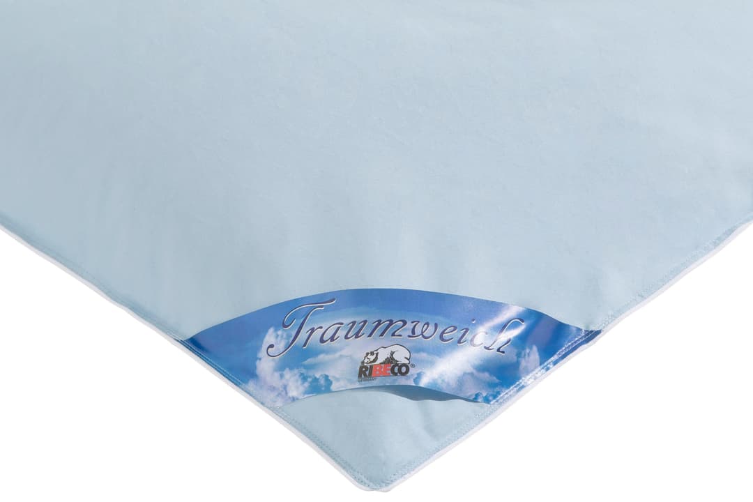 RIBECO Federbettdecke Leon | Blau